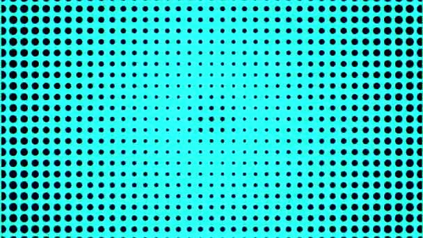 Dot Point Wave Animatie Motion Graphics — Stockvideo