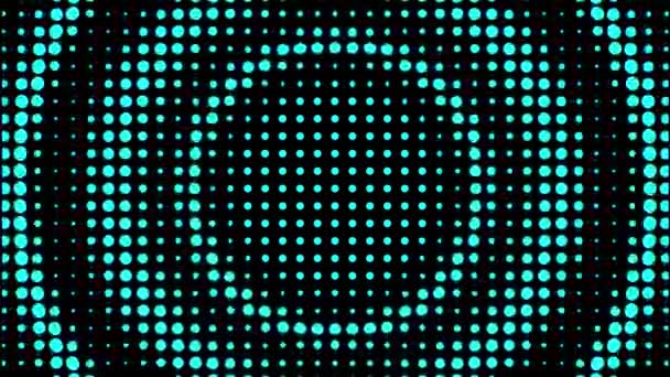 Dot Point Wave Animation Motion Graphics — Video Stock