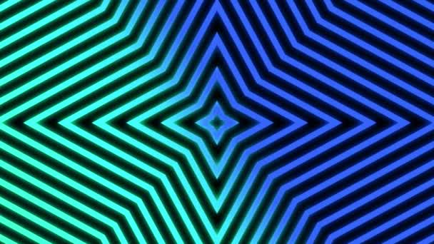 Polygon Spreading Retro Color Gradation Motion Graphics — Stock Video ...