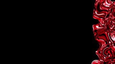 Sıvı metal hareketli arkaplan canlandırma grafikleri