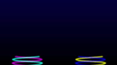 Spiral parçacık animasyon hareketi grafikleri