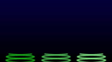 Spiral parçacık animasyon hareketi grafikleri