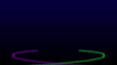 Spiral parçacık animasyon hareketi grafikleri