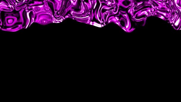 Liquid Metal Moving Background Animation Motion Graphics — 图库视频影像