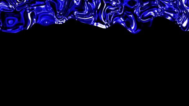 Liquid Metal Moving Background Animation Motion Graphics — 图库视频影像