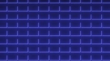 Grid neon animasyon hareketi grafikleri