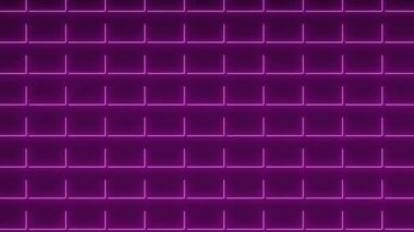 Grid neon animasyon hareketi grafikleri