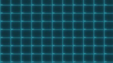 Grid neon animasyon hareketi grafikleri