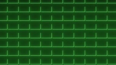 Grid neon animasyon hareketi grafikleri