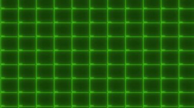 Grid neon animasyon hareketi grafikleri