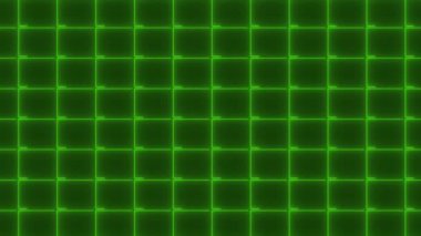 Grid neon animasyon hareketi grafikleri