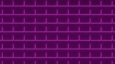 Grid neon animasyon hareketi grafikleri