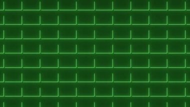 Grid neon animasyon hareketi grafikleri