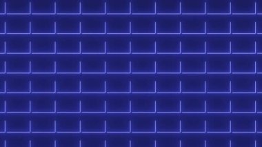 Grid neon animasyon hareketi grafikleri