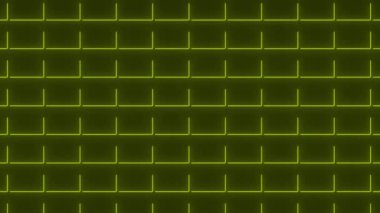 Grid neon animasyon hareketi grafikleri