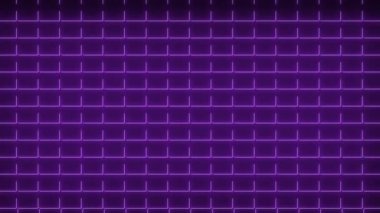 Grid neon animasyon hareketi grafikleri