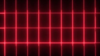 Grid neon animasyon hareketi grafikleri