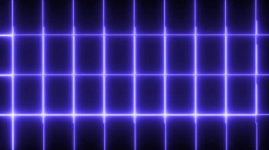Grid neon animasyon hareketi grafikleri