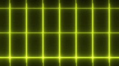 Grid neon animasyon hareketi grafikleri