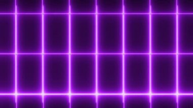 Grid neon animasyon hareketi grafikleri
