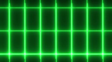 Grid neon animasyon hareketi grafikleri