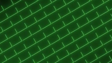 Grid neon animasyon hareketi grafikleri