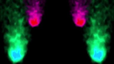 Alev yanan animasyon hareketi grafikleri