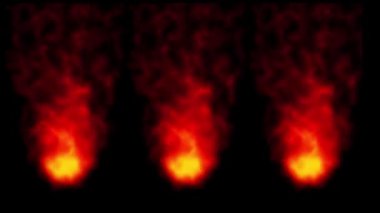 Alev yanan animasyon hareketi grafikleri