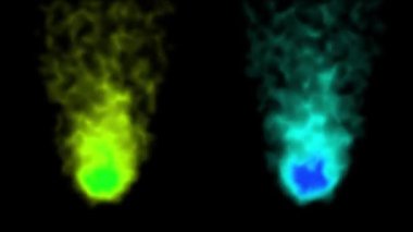 Alev yanan animasyon hareketi grafikleri