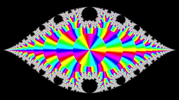 Psychedelische Flashy Achtergrond Beweging Graphics — Stockvideo