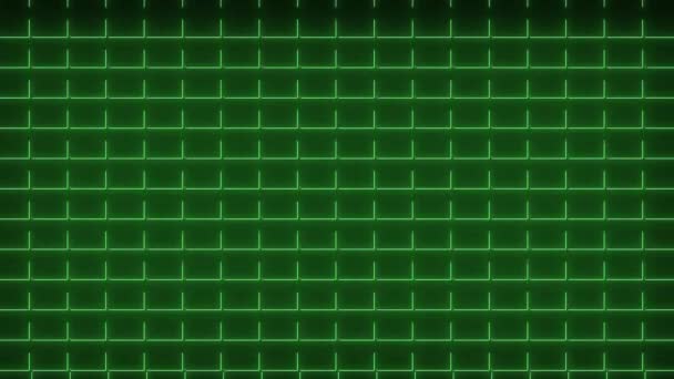 Grid Neon Animation Motion Graphics — Vídeo de Stock