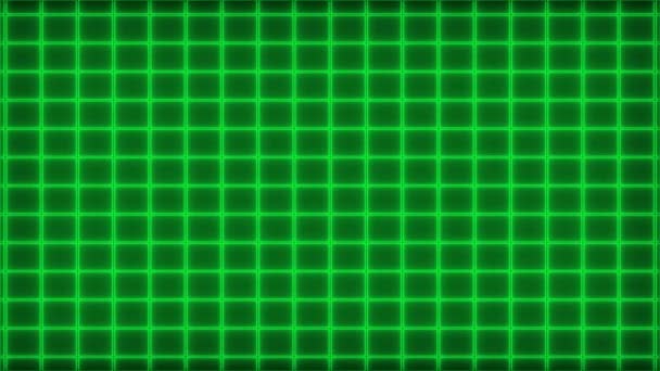 Grid Neon Animation Motion Graphics — Stockvideo