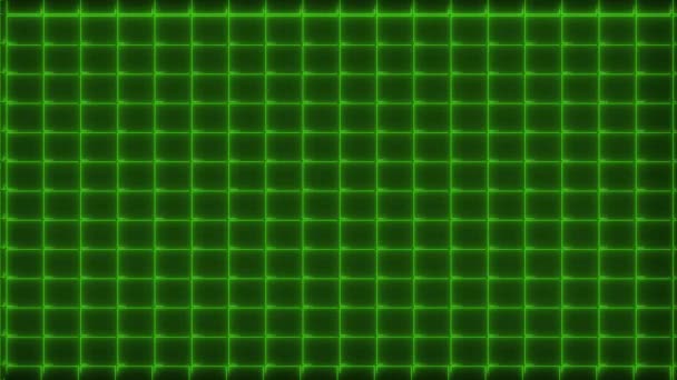 Grid Neon Animation Motion Graphics — Vídeo de Stock