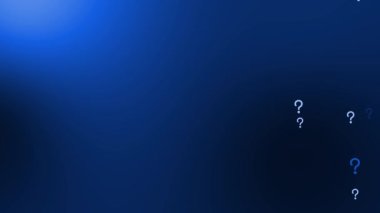 Soru işareti parçacık gradyan simge canlandırma hareket grafikleriName