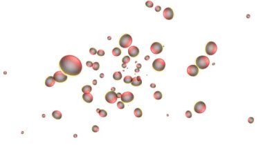 Kabarcıklar hareket hareket hareket grafikleri