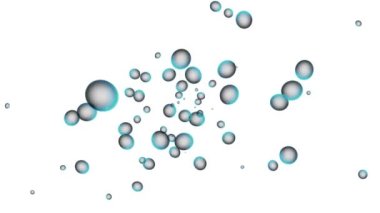 Kabarcıklar hareket hareket hareket grafikleri