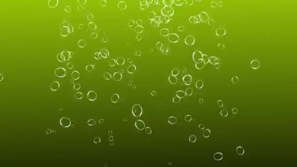 Bubbles Moving Animation Motion Graphics — Vídeo de Stock