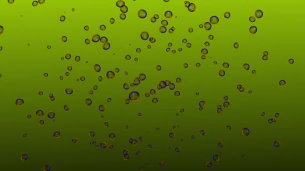 Bubbles Bewegende Animatie Motion Graphics — Stockvideo