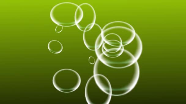 Bubbles Moving Animation Motion Graphics — Video Stock