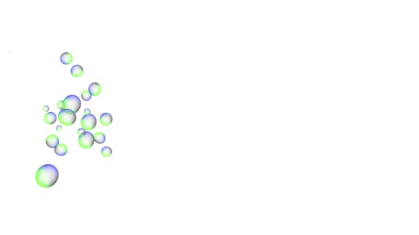 Bubbles Animations Mouvement Motion Graphiques — Video