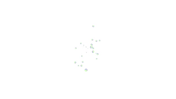 Bubbles Moving Animation Motion Graphics — Vídeo de Stock