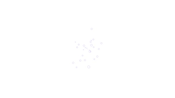 Bubbles Moving Animation Motion Graphics — Stockvideo