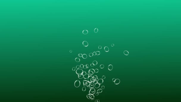 Bubbles Moving Animation Motion Graphics — Vídeo de Stock