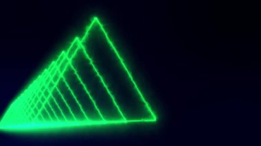 3B tünel animasyon hareketi grafikleri