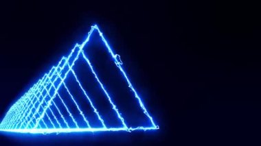 3B tünel animasyon hareketi grafikleri