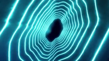 3B tünel animasyon hareketi grafikleri