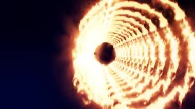 3B tünel animasyon hareketi grafikleri