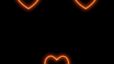 Neon işareti nesne elektriksel animasyon grafikleri