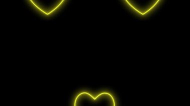 Neon işareti nesne elektriksel animasyon grafikleri