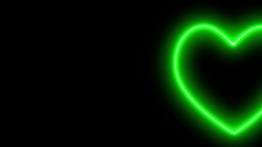 Neon işareti nesne elektriksel animasyon grafikleri